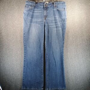 Levis 580 Jeans Women 20W‎ Medium Bootcut Stretch Medium Wash Western Rodeo Y2K